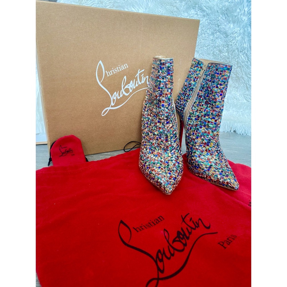 Christian Louboutin So Kate Mosaic Ankle Boots